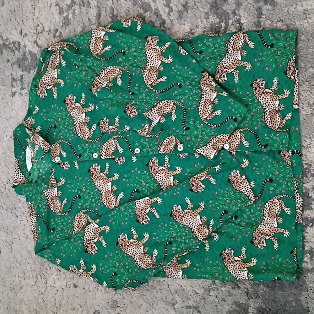 Print Fresh Bagheera Cheetah Forest Pajama Set